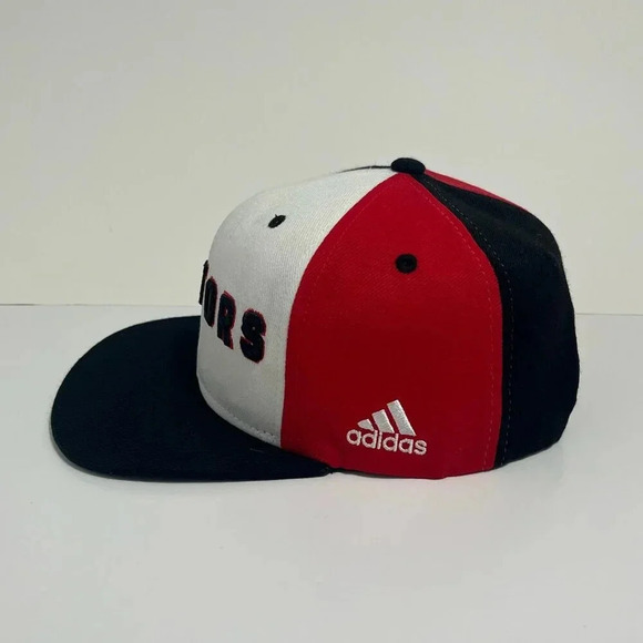 Adidas NBA Toronto Raptors Snapback Hat Wool Blend White Red Black Embroidered - Picture 2 of 9